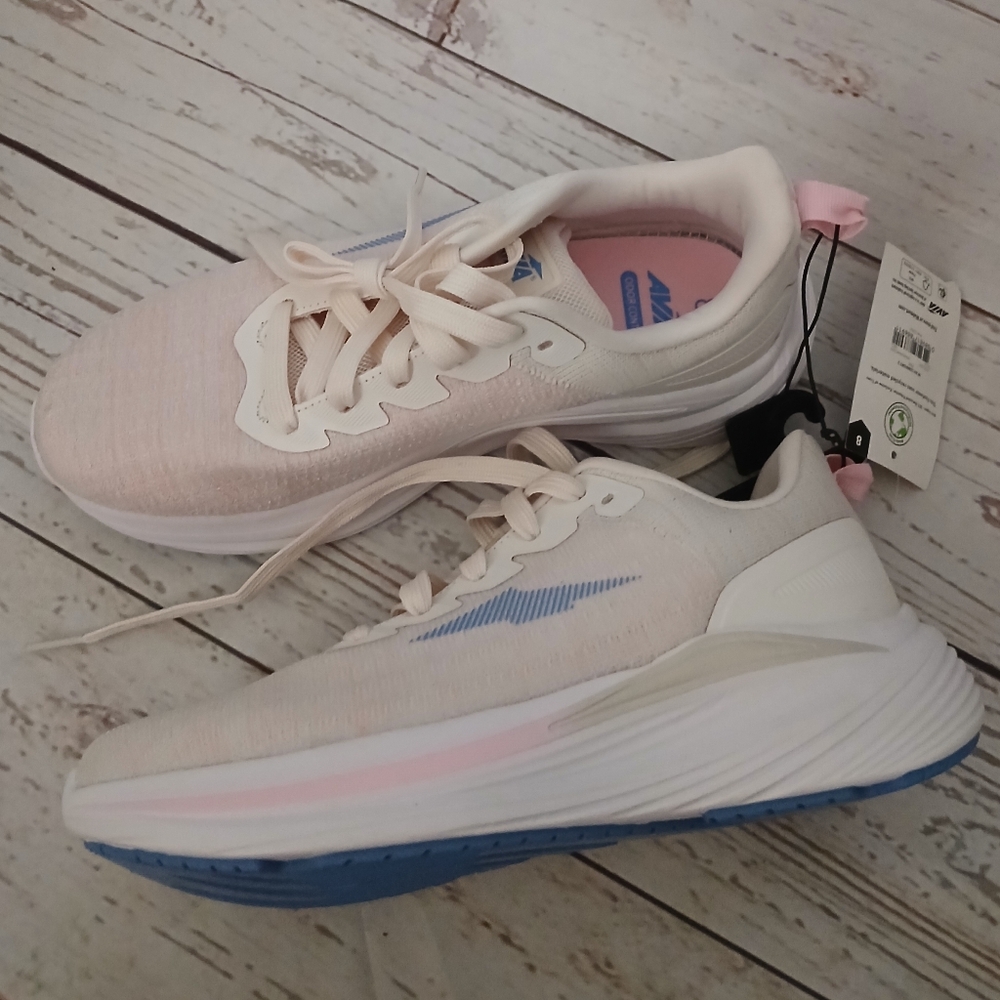 Avia Women's Comfort 2 Athletic Shoes in Pink, Cream and Blue Size 8